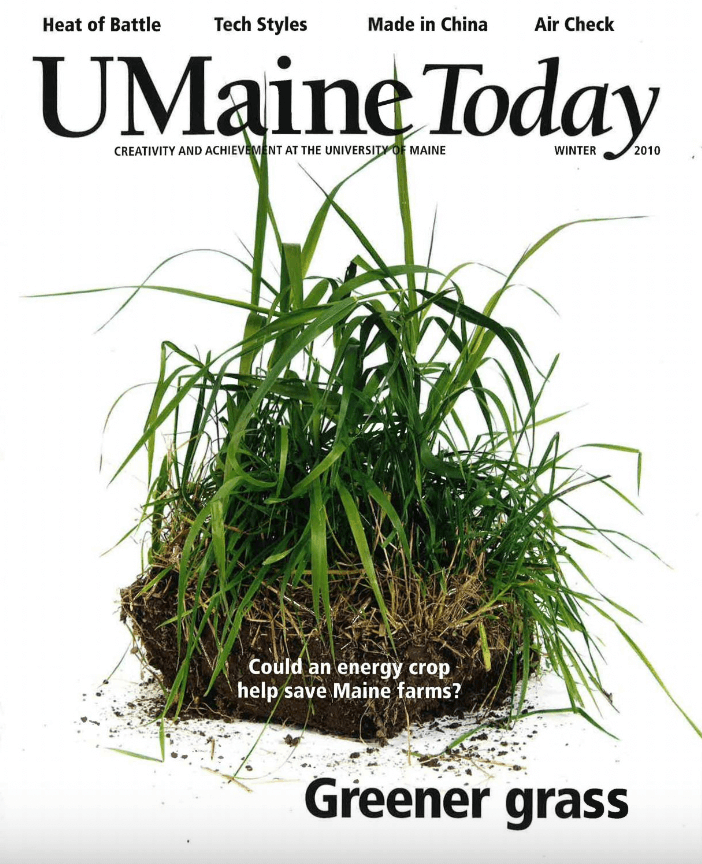 A photo of the cover of the Winter 2010 issue of UMaine Today magazine