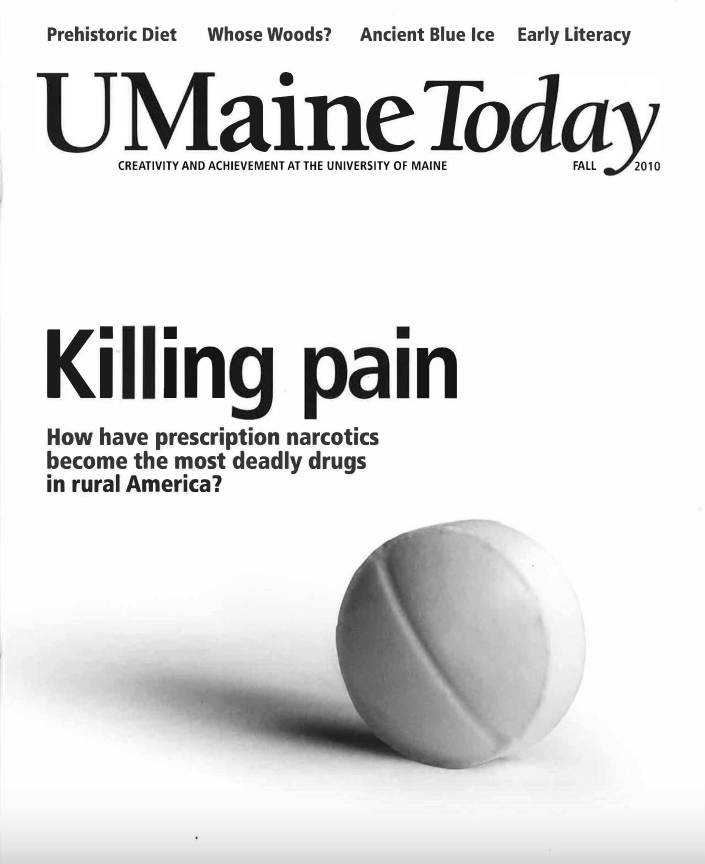 A photo of the cover the Fall 2010 issue of UMaine Today magazine