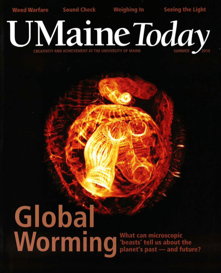A photo of the cover of the Summer 2010 issue of UMaine Today magazine